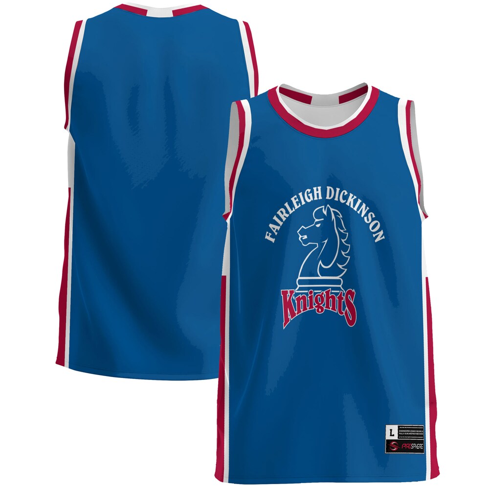 Gameday Greats Blue Fairleigh Dickinson Knights Lightweight Basketball Jersey - retro stitched basketball jersey for Gameday Greats fans
