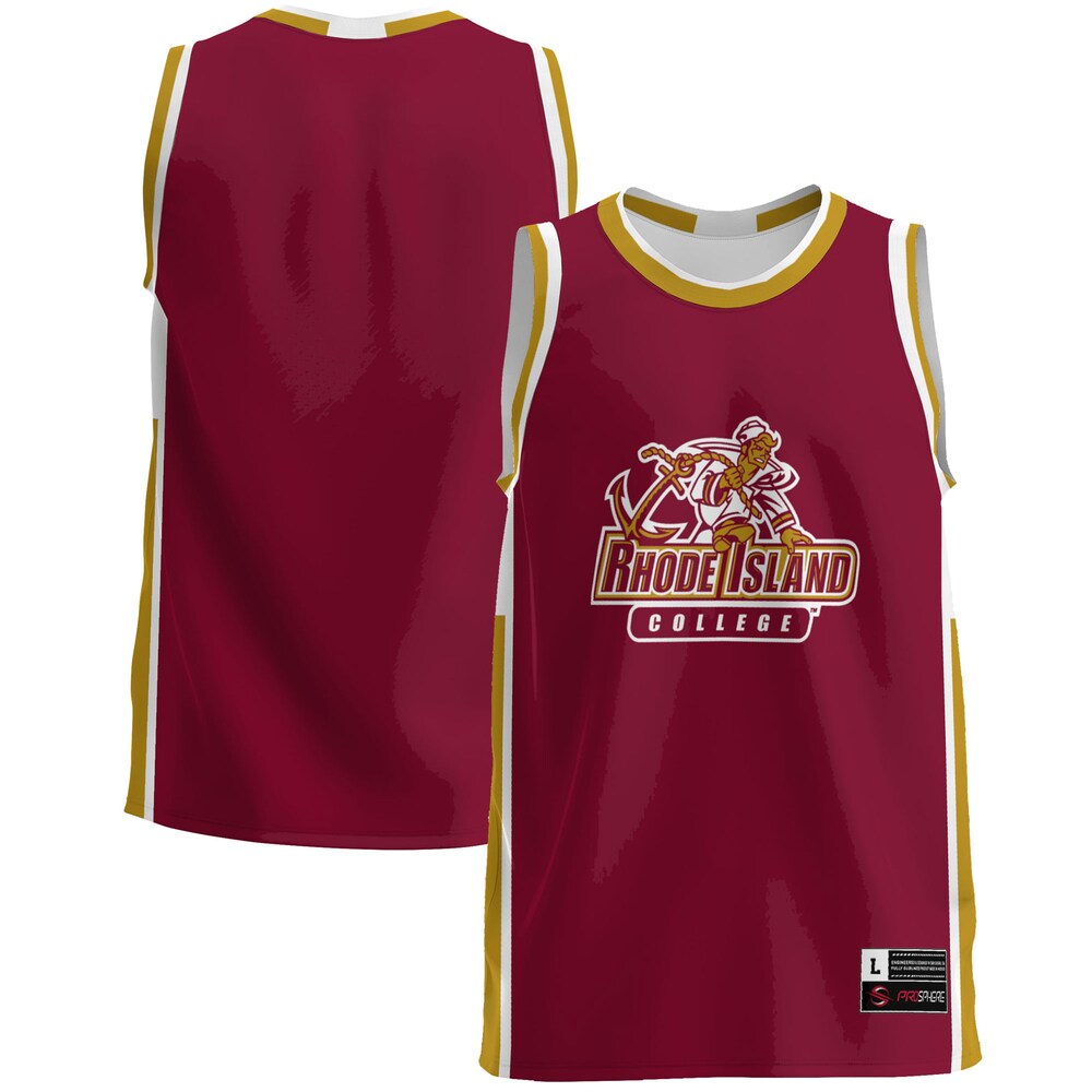 Gameday Greats Burgundy Rhode Island Anchormen Lightweight Basketball Jersey - retro stitched basketball jersey for Gameday Greats fans