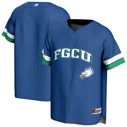 Gameday Greats Blue Florida Gulf Coast Eagles Baseball Jersey - retro stitched baseball jersey for Gameday Greats fans
