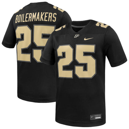 25 Black Purdue Boilermakers Untouchable Replica Game Jersey - retro stitched jersey jersey for 25 Black fans