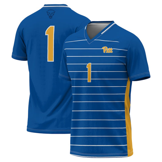 Gameday Greats Royal Pitt Panthers Lightweight Soccer Fashion Jersey - retro stitched jersey jersey for Gameday Greats fans