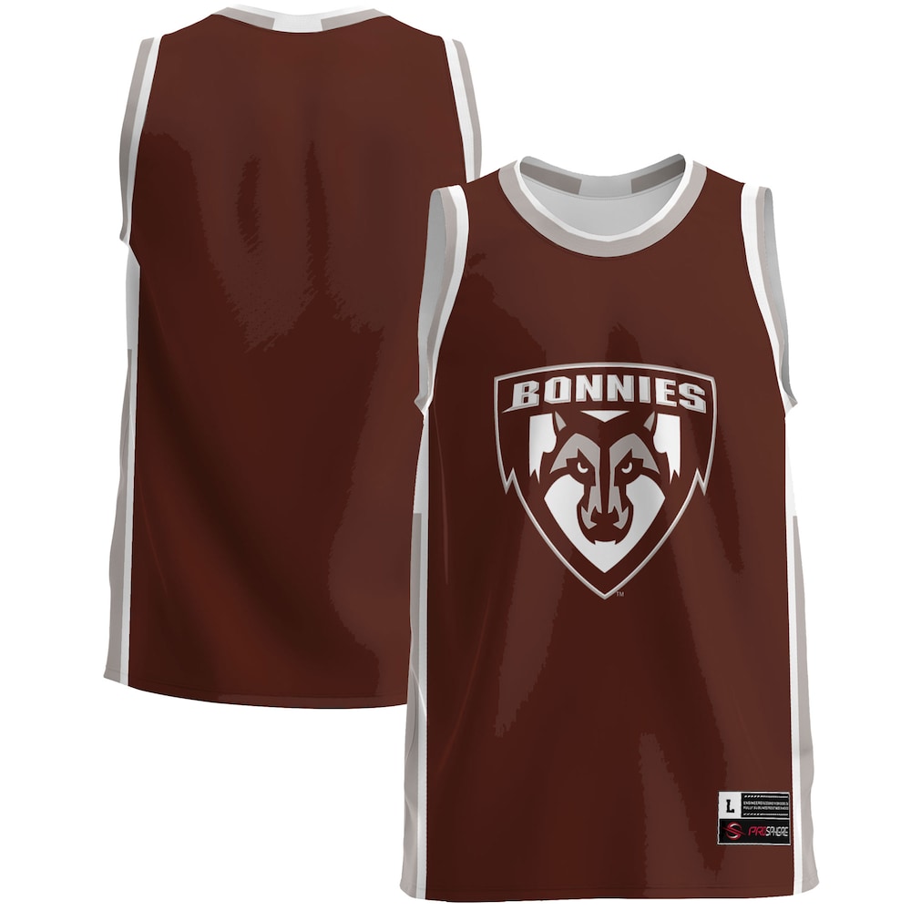 Gameday Greats Brown St Bonaventure Bonnies Lightweight Basketball Jersey - retro stitched basketball jersey for Gameday Greats fans