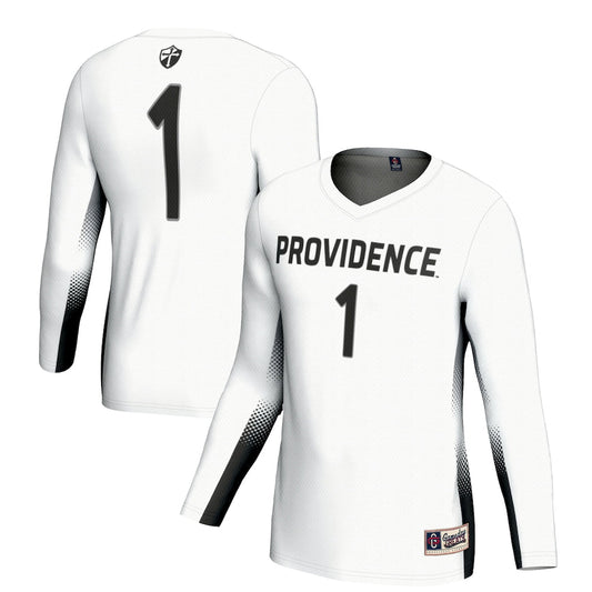 Gameday Greats 1 White Providence Friars Lightweight Volleyball Jersey - retro stitched jersey jersey for Gameday Greats fans