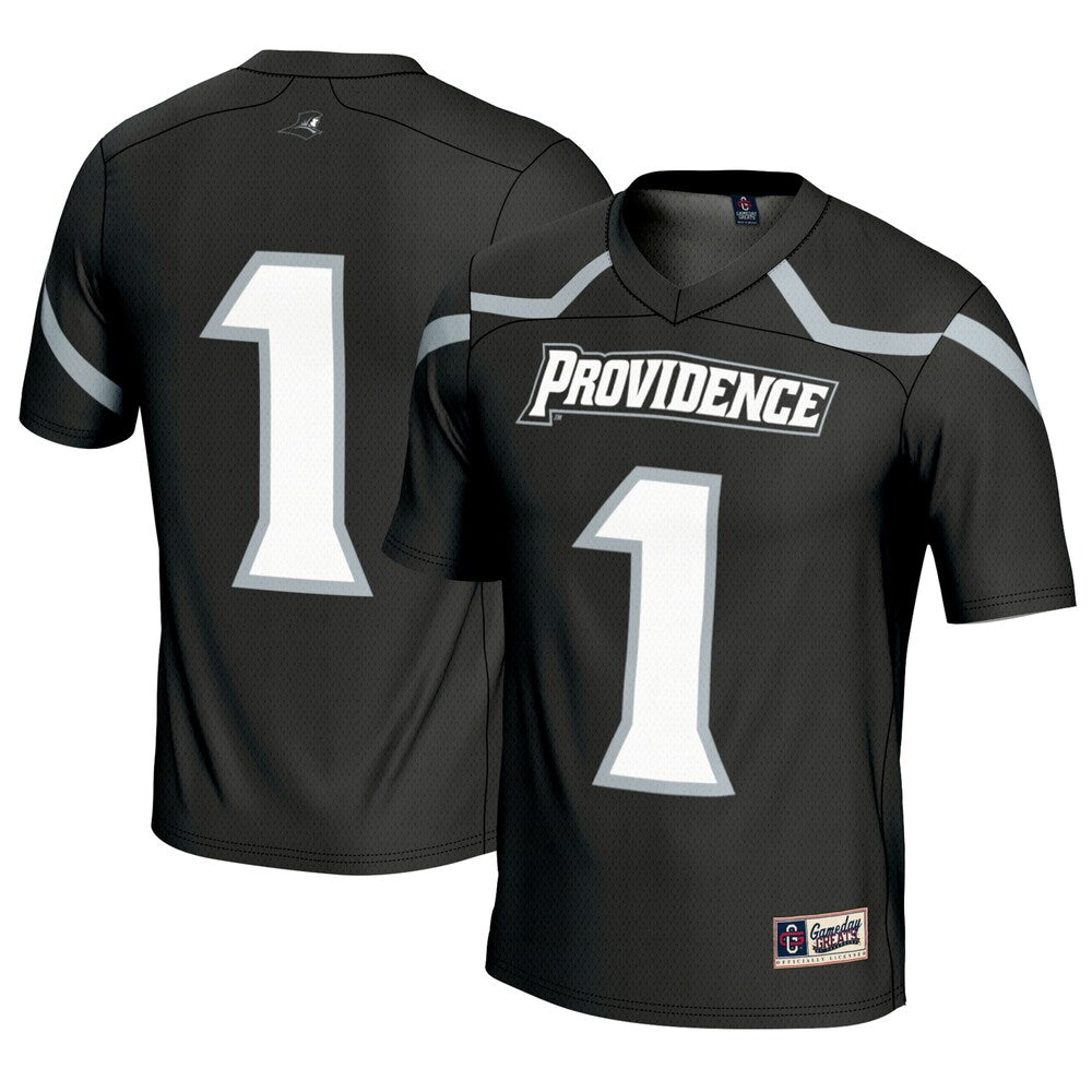 Gameday Greats 1 Black Providence Friars Lightweight Lacrosse Jersey - retro stitched jersey jersey for Gameday Greats fans