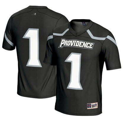 Gameday Greats 1 Black Providence Friars Lightweight Lacrosse Jersey - retro stitched jersey jersey for Gameday Greats fans