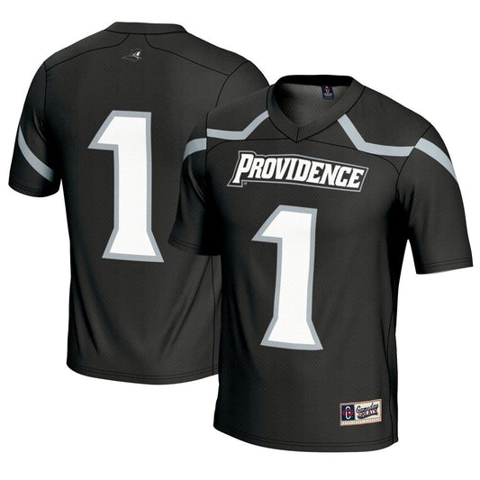 Gameday Greats 1 Black Providence Friars Lightweight Lacrosse Jersey - retro stitched jersey jersey for Gameday Greats fans