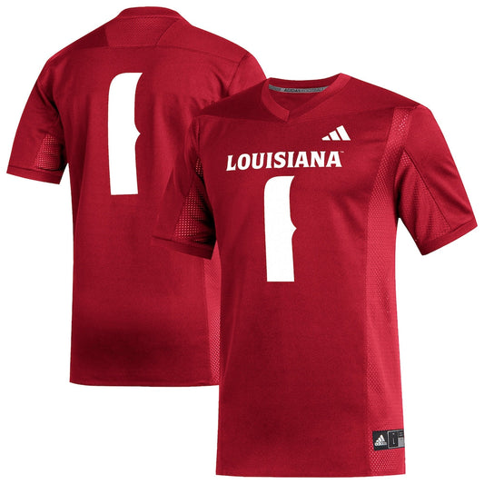 1 Cardinal Louisiana Ragin Cajuns Replica Football Jersey - retro stitched football jersey for 1 Cardinal fans