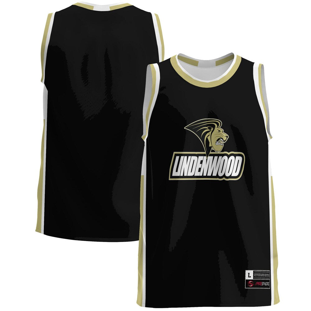 Gameday Greats Gold Lindenwood Lions Lightweight Basketball Jersey - retro stitched basketball jersey for Gameday Greats fans