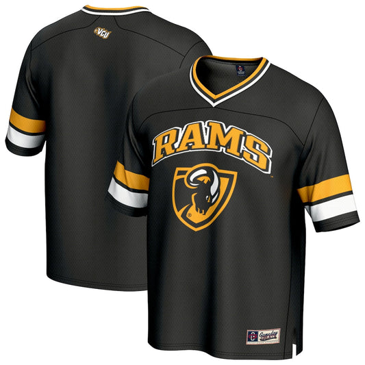 Gameday Greats Black Vcu Rams Spirit Football Jersey - retro stitched football jersey for Gameday Greats fans