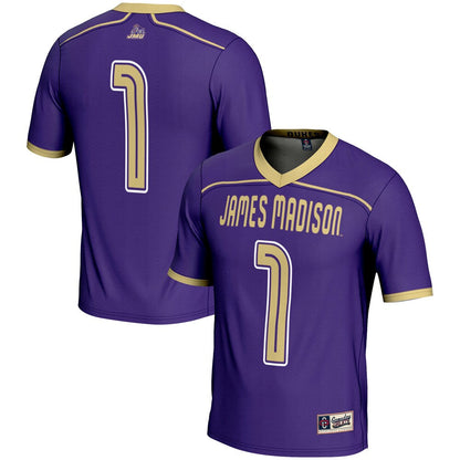 Gameday Greats Purple James Madison Dukes 1 Lightweight Lacrosse Jersey - retro stitched jersey jersey for Gameday Greats fans
