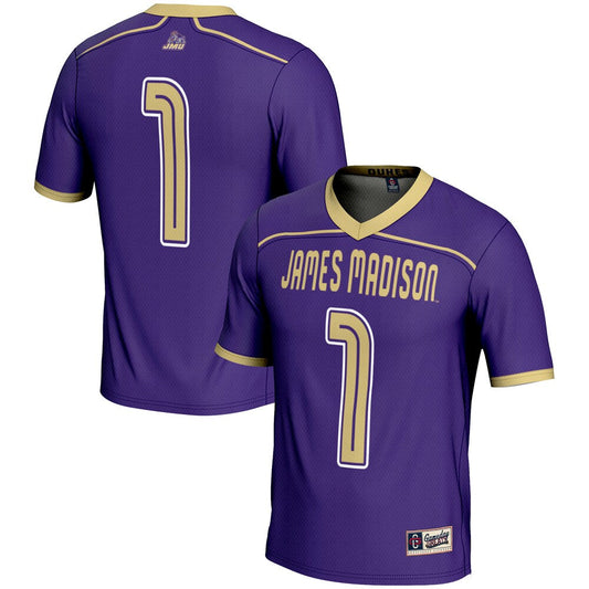 Gameday Greats Purple James Madison Dukes 1 Lightweight Lacrosse Jersey - retro stitched jersey jersey for Gameday Greats fans