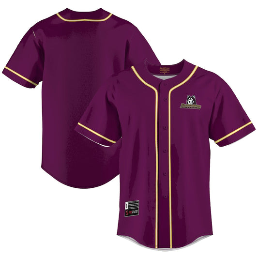 Gameday Greats Maroon Bloomsburg Huskies Lightweight Baseball Jersey - retro stitched baseball jersey for Gameday Greats fans
