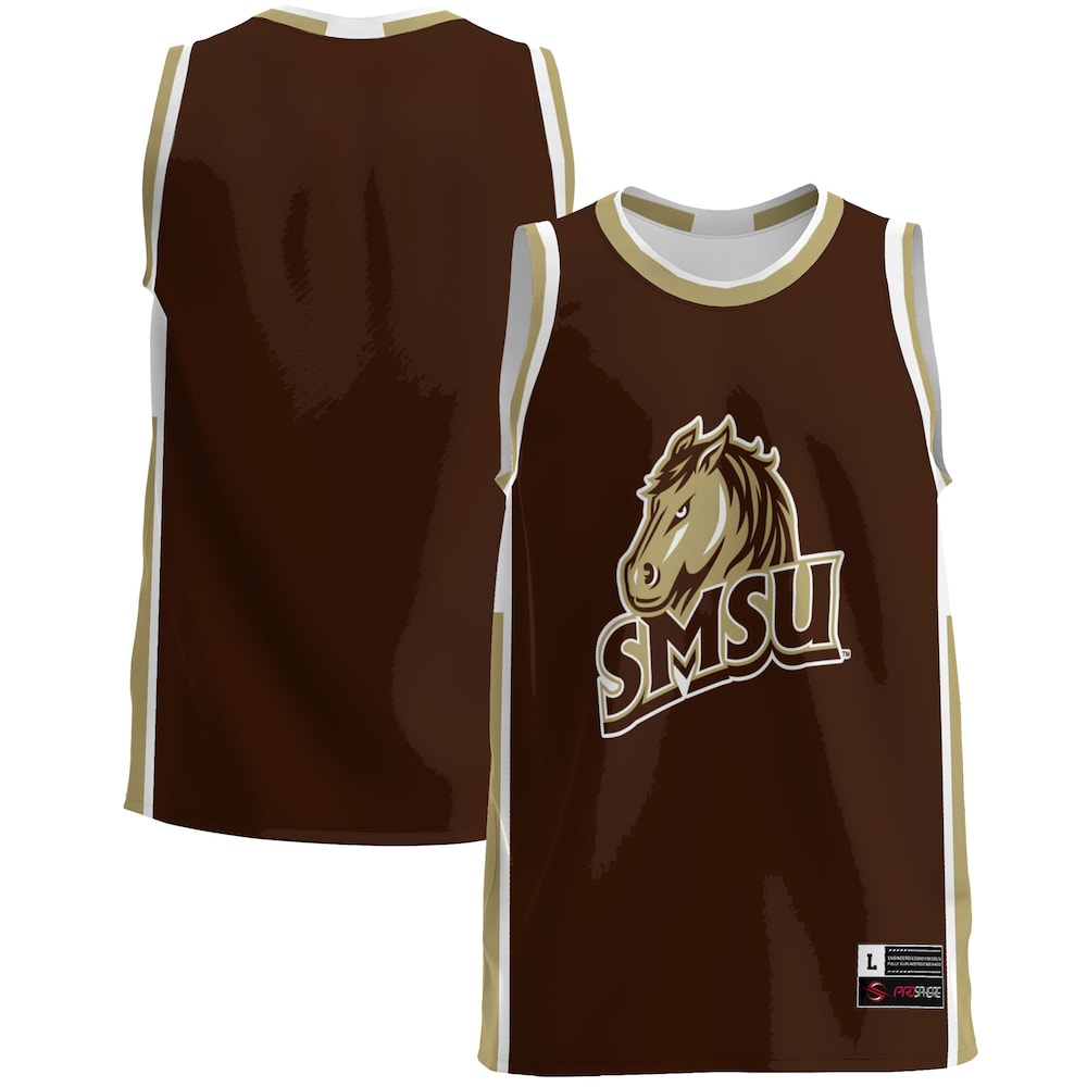 Gameday Greats Blue Southwest Minnesota State Mustangs Lightweight Basketball Jersey - retro stitched basketball jersey for Gameday Greats fans