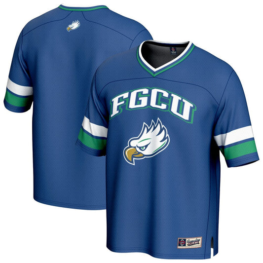 Gameday Greats Blue Florida Gulf Coast Eagles Football Jersey - retro stitched football jersey for Gameday Greats fans
