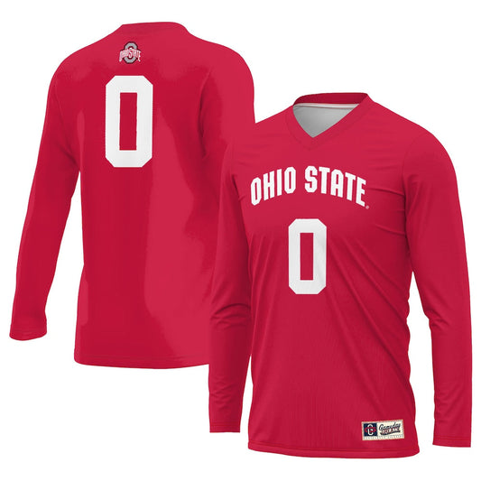 Gameday Greats 1 Scarlet Ohio State Buckeyes Lightweight Volleyball Jersey - retro stitched jersey jersey for Gameday Greats fans