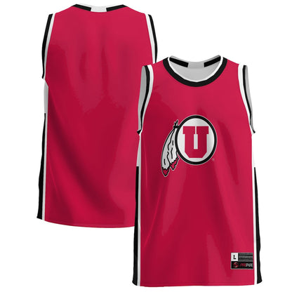Gameday Greats Red Utah Utes Lightweight Basketball Jersey - retro stitched basketball jersey for Gameday Greats fans
