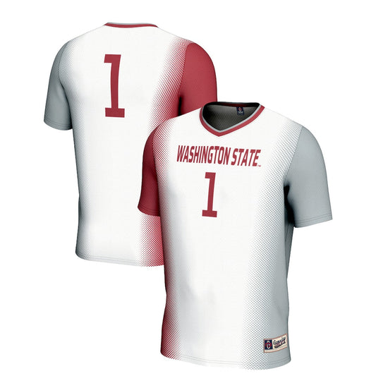 Gameday Greats 1 White Washington State Cougars Lightweight Soccer Jersey - retro stitched jersey jersey for Gameday Greats fans