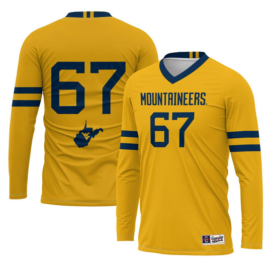 Gameday Greats 1 Gold West Virginia Mountaineers Lightweight Volleyball Jersey - retro stitched jersey jersey for Gameday Greats fans