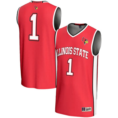 Gameday Greats 1 Red Illinois State Redbirds Lightweight Basketball Jersey - retro stitched basketball jersey for Gameday Greats fans