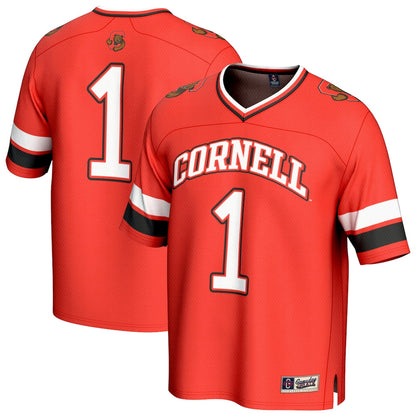 Gameday Greats 1 Red Cornell Big Red Collegiate Football Fashion Jersey - retro stitched football jersey for Gameday Greats fans