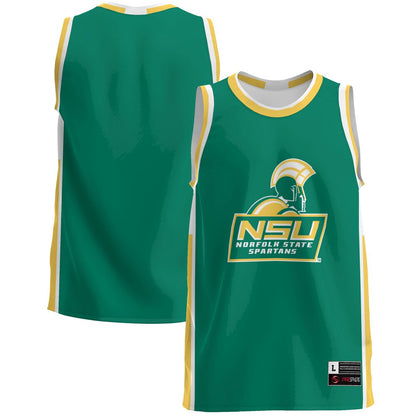 Gameday Greats Green Norfolk State Spartans Lightweight Basketball Jersey - retro stitched basketball jersey for Gameday Greats fans