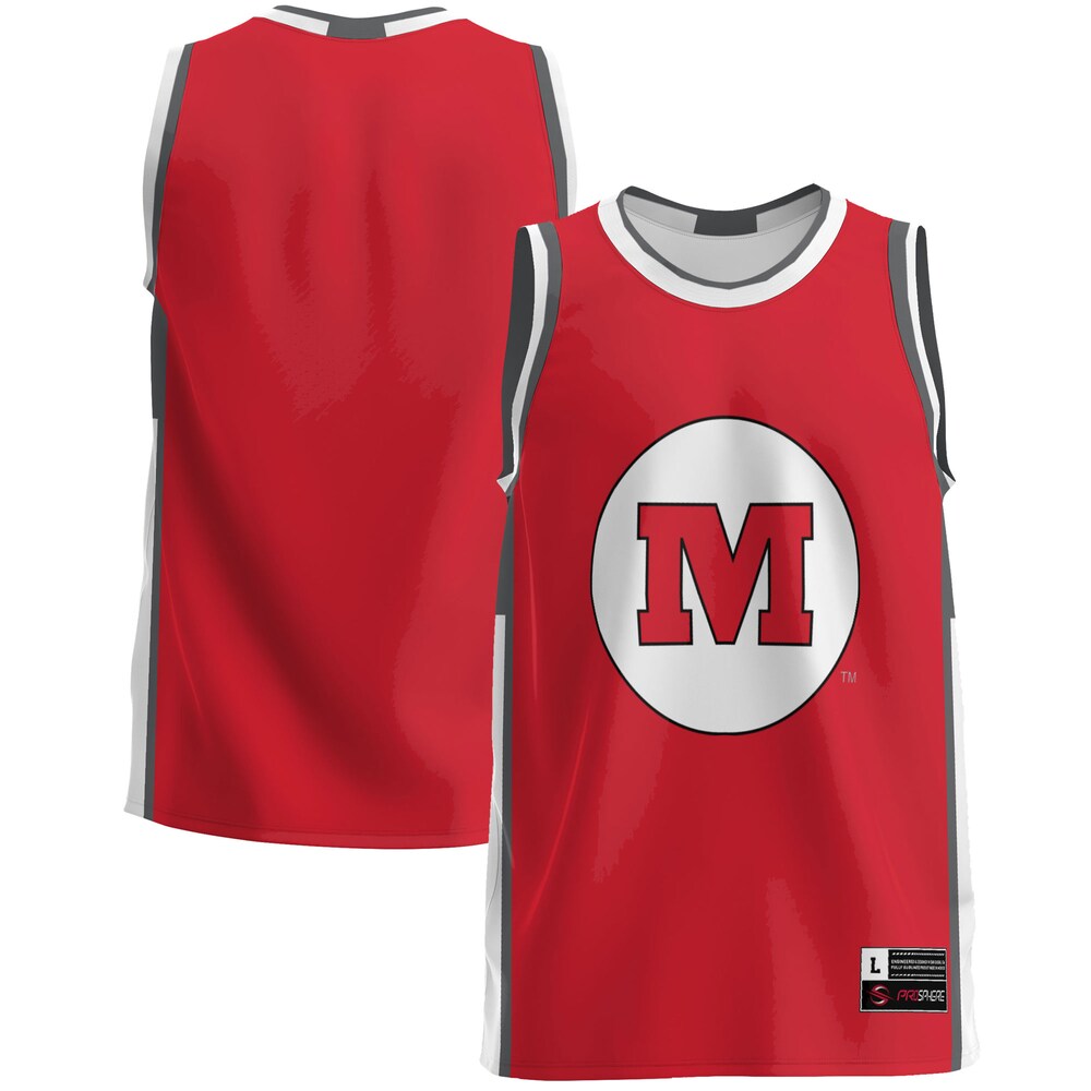 Gameday Greats Red Monmouth College Fighting Scots Lightweight Basketball Jersey - retro stitched basketball jersey for Gameday Greats fans