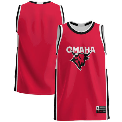 Gameday Greats Red Nebraska Omaha Mavericks Lightweight Basketball Jersey - retro stitched basketball jersey for Gameday Greats fans