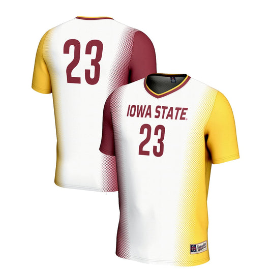 Gameday Greats 23 White Iowa State Cyclones Lightweight Soccer Jersey - retro stitched jersey jersey for Gameday Greats fans
