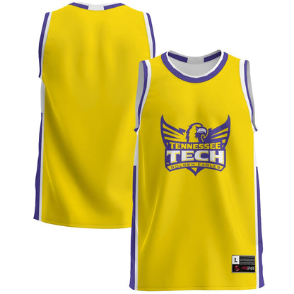 Gameday Greats Gold Tennessee Tech Golden Eagles Lightweight Basketball Jersey - retro stitched basketball jersey for Gameday Greats fans