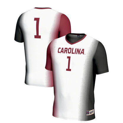 Gameday Greats 1 White South Carolina Gamecocks Lightweight Soccer Jersey - retro stitched jersey jersey for Gameday Greats fans
