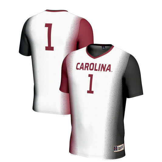Gameday Greats 1 White South Carolina Gamecocks Lightweight Soccer Jersey - retro stitched jersey jersey for Gameday Greats fans