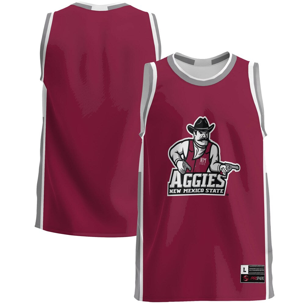 Gameday Greats Crimson New Mexico State Aggies Lightweight Basketball Jersey - retro stitched basketball jersey for Gameday Greats fans