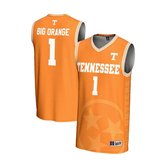 Gameday Greats 1 Tennessee Orange Tennessee Volunteers Lightweight Icon Print Basketball Jersey - retro stitched basketball jersey for Gameday Greats fans