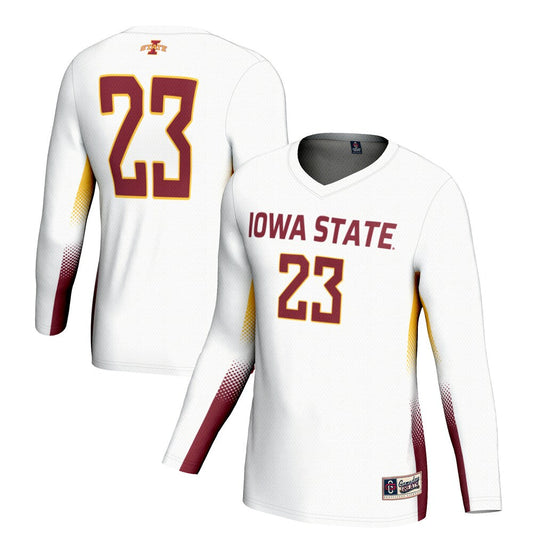 Gameday Greats 1 White Iowa State Cyclones Lightweight Volleyball Jersey - retro stitched jersey jersey for Gameday Greats fans