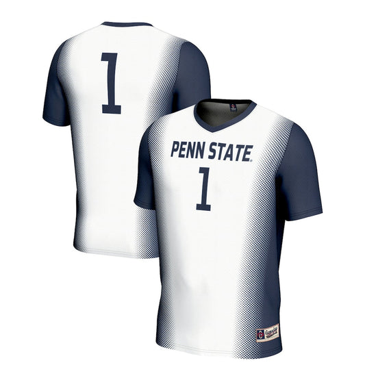 Gameday Greats 1 White Penn State Nittany Lions Lightweight Soccer Jersey - retro stitched jersey jersey for Gameday Greats fans