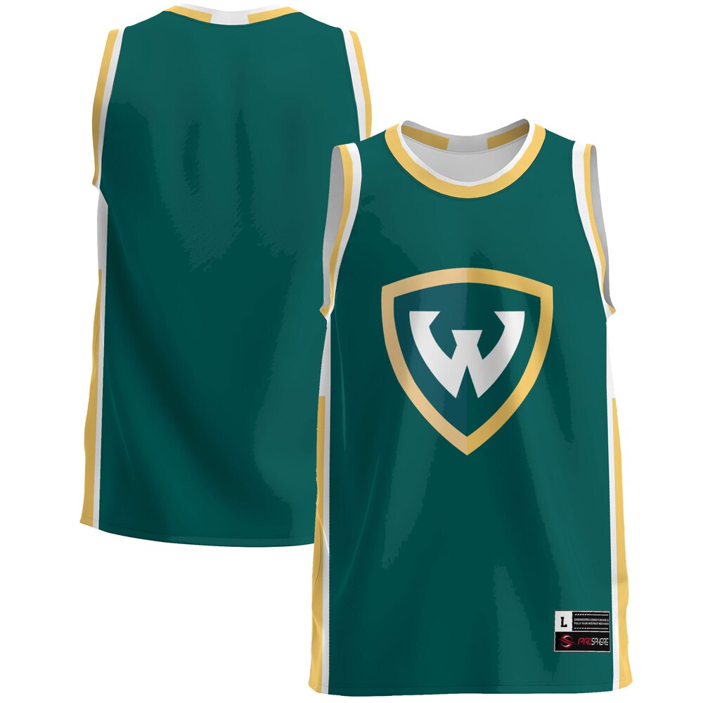 Gameday Greats Green Wayne State Wildcats Lightweight Basketball Jersey - retro stitched basketball jersey for Gameday Greats fans