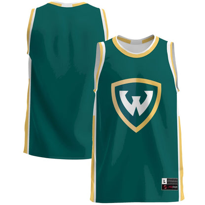 Gameday Greats Green Wayne State Wildcats Lightweight Basketball Jersey - retro stitched basketball jersey for Gameday Greats fans