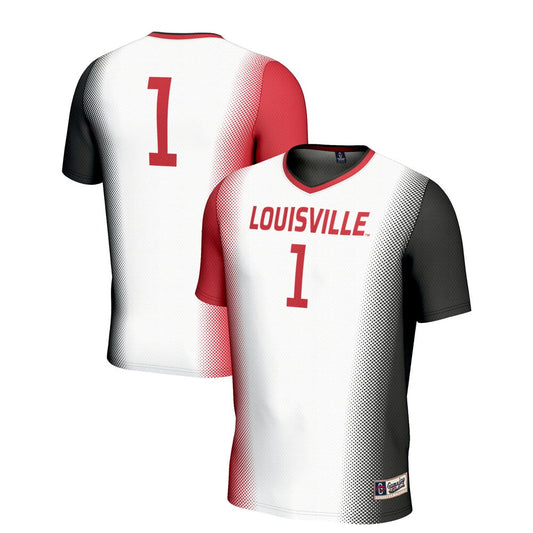 Gameday Greats 1 White Louisville Cardinals Lightweight Soccer Jersey - retro stitched jersey jersey for Gameday Greats fans