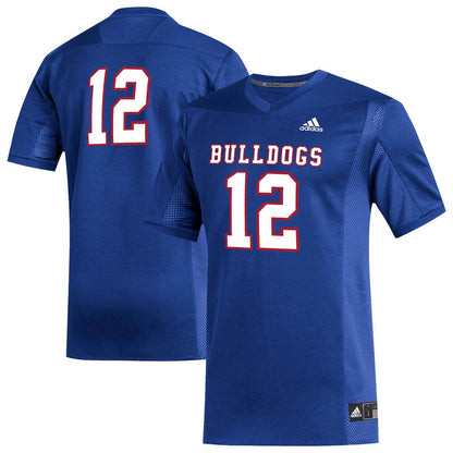 1 Royal Louisiana Tech Bulldogs Replica Football Jersey - retro stitched football jersey for 1 Royal fans