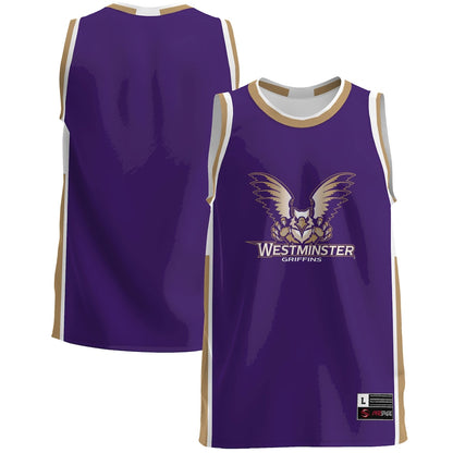 Gameday Greats Blue Westminster Griffins Lightweight Basketball Jersey - retro stitched basketball jersey for Gameday Greats fans
