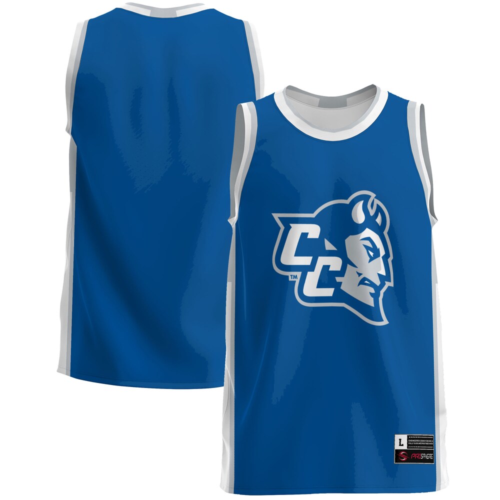Gameday Greats Blue Central Connecticut State Blue Devils Lightweight Basketball Jersey - retro stitched basketball jersey for Gameday Greats fans