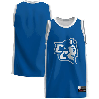 Gameday Greats Blue Central Connecticut State Blue Devils Lightweight Basketball Jersey - retro stitched basketball jersey for Gameday Greats fans