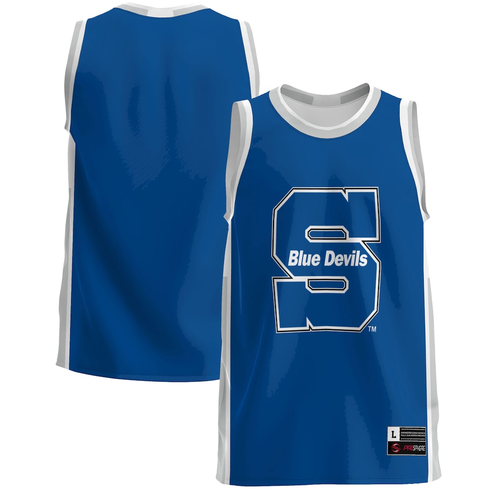Gameday Greats Blue Wisconsin Stout Blue Devils Lightweight Basketball Jersey - retro stitched basketball jersey for Gameday Greats fans
