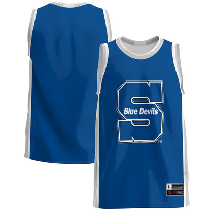 Gameday Greats Blue Wisconsin Stout Blue Devils Lightweight Basketball Jersey - retro stitched basketball jersey for Gameday Greats fans