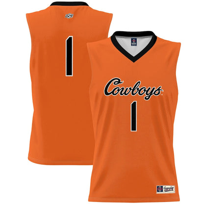 Gameday Greats 1 Orange Oklahoma State Cowboys Lightweight Basketball Jersey - retro stitched basketball jersey for Gameday Greats fans
