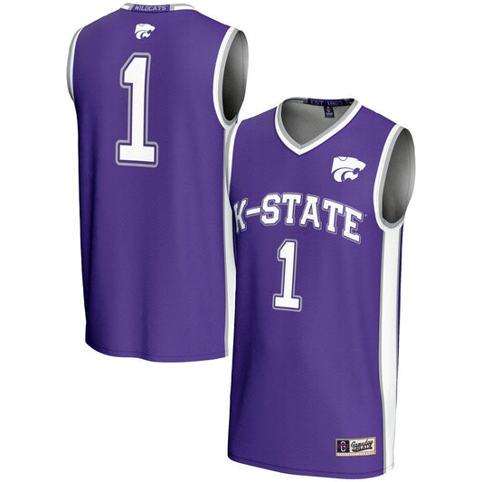 Gameday Greats 1 Purple Kansas State Wildcats Lightweight Basketball Jersey - retro stitched basketball jersey for Gameday Greats fans