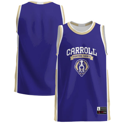 Gameday Greats Purple Carroll College Fighting Saints Lightweight Basketball Jersey - retro stitched basketball jersey for Gameday Greats fans