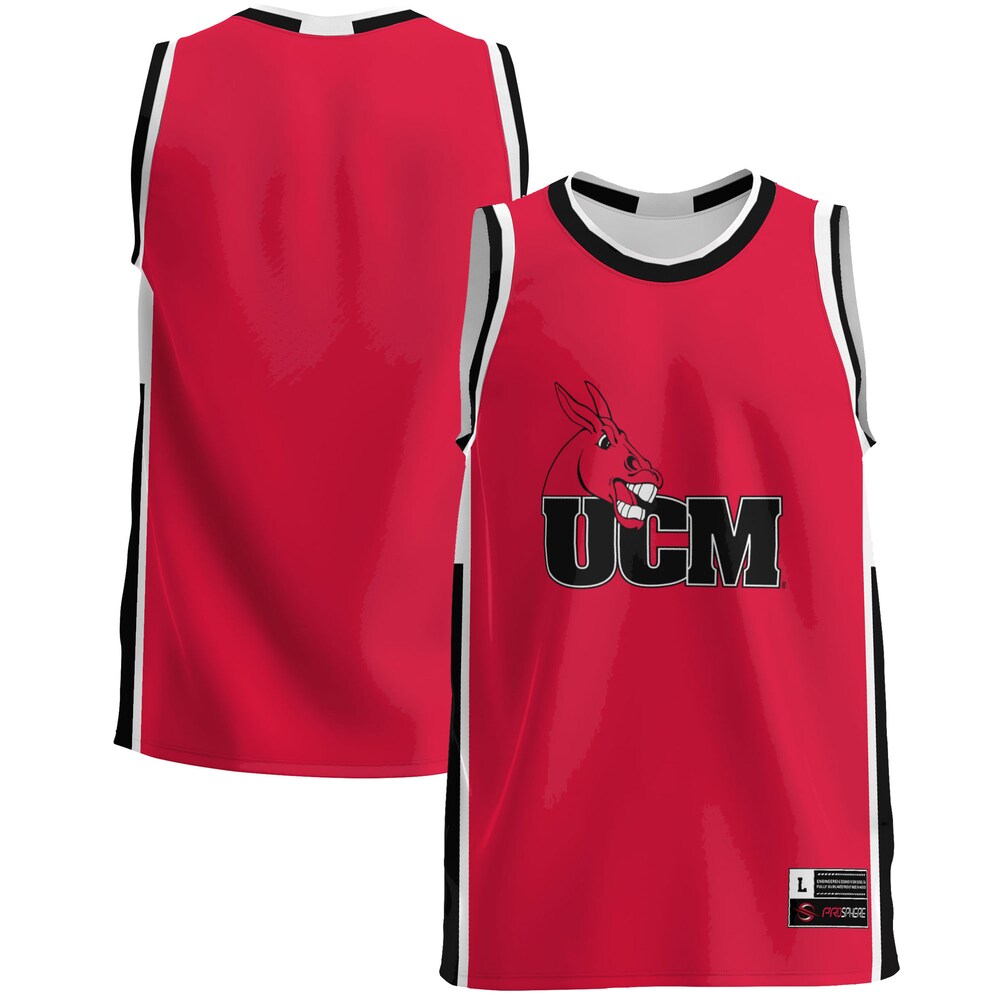 Gameday Greats Red Central Missouri Mules Lightweight Basketball Jersey - retro stitched basketball jersey for Gameday Greats fans