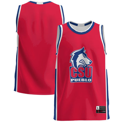 Gameday Greats Blue Colorado State Pueblo Thunderwolves Lightweight Basketball Jersey - retro stitched basketball jersey for Gameday Greats fans