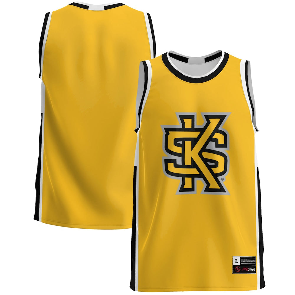 Gameday Greats Gold Kennesaw State Owls Lightweight Basketball Jersey - retro stitched basketball jersey for Gameday Greats fans